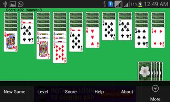 Solitaire - Free Card Game capture d'écran 1