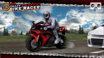 VR Crazy Traffic Bike Racer capture d'écran 2