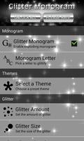 ★ Glitter Monogram Free ★ capture d'écran 3