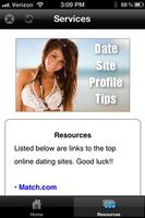 Guys Date Site Profile Tips capture d'écran 3