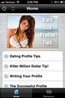 Guys Date Site Profile Tips capture d'écran 1