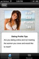 Guys Date Site Profile Tips capture d'écran 2