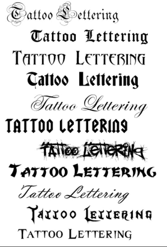 Amazing Tattoo Fonts Ideas For Android Apk Download