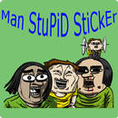 Man Stupid Sticker APK