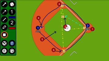 बेसबॉल रणनीति बोर्ड स्क्रीनशॉट 2