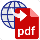 Webpage to PDF converter - Web2PDF maker. icône