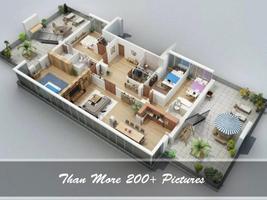 3D Apartment Design Ideas Affiche