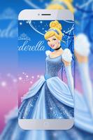 Cinderella Cartoon Wallpaper plakat