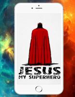 Иисус-это моя супергероя постер