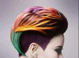 Couleur de cheveux pour les femmes Affiche