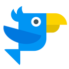 Голубая птичка icône