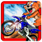 Jerry Mouse Motorcycle Race-icoon