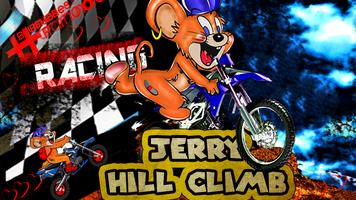 Poster Jerry Mouse Motorcycle Race