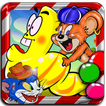 Crazy Larva and Jerry Mouse