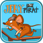 jery pirate mouse runing icon