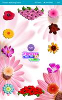 Flower Matching Game Affiche