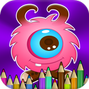 Книжка-раскраска монстр APK