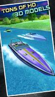برنامه‌نما Xtreme Boat Rush:Top Speed Boat Racing 3D عکس از صفحه