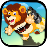 Cute Lion JetPack Adventure icon
