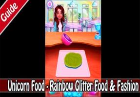 Unicorn Food - Rainbow Glitter Food (giude) 스크린샷 1