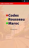 codes rousseau maroc постер