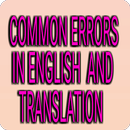 Common Errors in English & Translation. APK