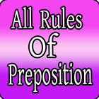 All Rules Of Preposition icône