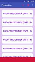 All Rules Of Preposition Affiche