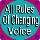 All rules of changing voice - Rules of voice APK