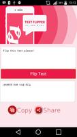 Flip Text for SMS & BBM الملصق