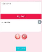 Flip Text for SMS & BBM capture d'écran 2