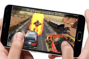 Highway Rider Zombie Killer Affiche