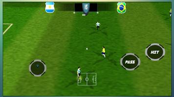 Worldcup Soccer Stars 3D capture d'écran 2