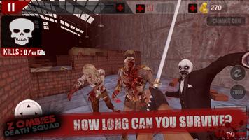 Zombies Death Squad : Dead Zombie Attack Shooter capture d'écran 1