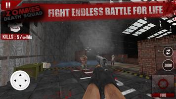 Zombies Death Squad : Dead Zombie Attack Shooter capture d'écran 2