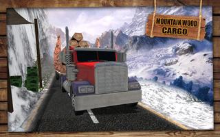 Mountain Wood Cargo Trucker 3D : Truck Games 2018 Affiche