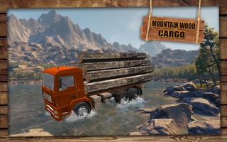 Mountain Wood Cargo Trucker 3D : Truck Games 2018 syot layar 2