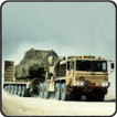 Desert Army Cargo Supply Truck:Military Cargo Duty
