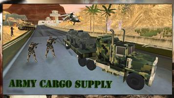 Desert Army Cargo Supply Truck:Military Cargo Duty capture d'écran 2