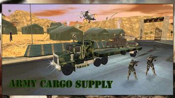 Desert Army Cargo Supply Truck:Military Cargo Duty capture d'écran 3