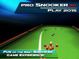 Pro Snooker 3D Play 2015 Affiche
