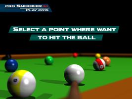 Pro Snooker 3D Play 2015 capture d'écran 3