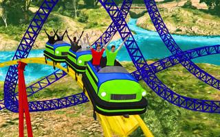 VR Roller Coaster Ride Simulator Theme Park الملصق