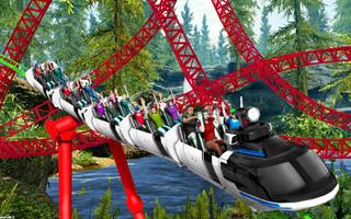 VR Roller Coaster Ride Simulator Theme Park syot layar 1