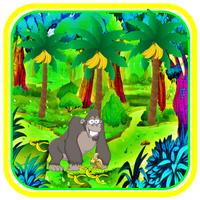 Jungle Gorilla Banana Run 截圖 1