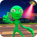 Scary Green Alien: Subway Running APK