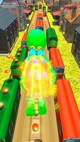 Scary Green Alien: Subway Running capture d'écran 2
