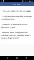 Video Downloader For Facebook Cartaz