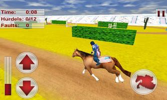 American Horse Racing 3D Champ Affiche