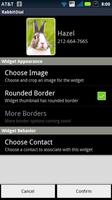 RabbitDial Fast Contact Widget скриншот 2